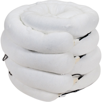 Barrage absorbant de premi&egrave;re qualit&eacute;, Huile seulement, 10' lo x 5" la, Absorption 35 gal., 4 /pqt Consource