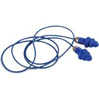 Rockets&reg; Metal Detectable Reusable Earplugs, Corded, One-Size, Bulk - Plastic Case, 27 NRR dB Consource