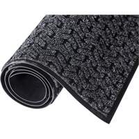 Tapis de couloir Tire-Track, Essuie-pieds/grattoir, 4' x 6' x 3/8", Charbon Consource