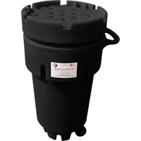 Contenants roulants Poly-Spillpaks, 50 gal. US, Mobile Consource