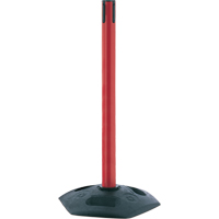 Single Line Heavy Duty Receiver Post, 38" High, Red Consource