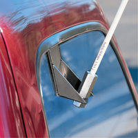 Safety Whip&reg; Light-Duty Whips, Window Mount, 5' High, Orange Consource