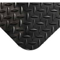 Tapis Smart No 497, Losange, 4' x 10' x 1", Noir, PVC/Ur&eacute;thane Consource