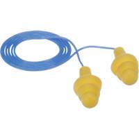 Bouchons d'oreilles pr&eacute;moul&eacute;s E-A-R Ultrafit, Avec cordon, Vrac - Sac en poly, 25 dB NRR, Taille unique Consource