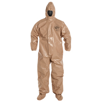 Combinaison de protection Tychem 5000 avec capuchon, Petit, Brun Consource