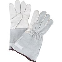Standard-Duty Snug Wrist Work Gloves, Medium, Goat Grain Palm Consource