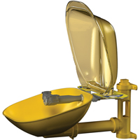 Poste de douche oculaire Halo, Installation Montage mural, Bol Plastique Consource
