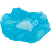 Non-Woven Bouffant Caps, Polypropylene, 21"/Large, Blue Consource