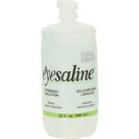 Saline Eyewash Bottles, Full Bottle, 32 oz. Consource