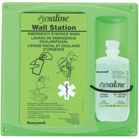 Support mural pour solution saline de douche oculaire, Simple Consource