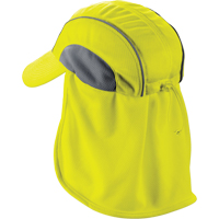 Chill-Its&reg; 6650 Cooling Hats with Neck Shades, Hi-Vis Lime Consource