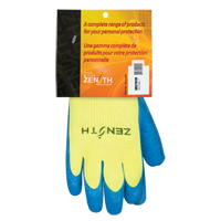 High Visibility Coated Gloves, 7, Rubber Latex Coating, 7 Gauge, Acrylic Shell Consource