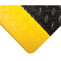 Tuf Sponge Mats No. 452, Diamond, 3' x 60' x 1/2", Black/Yellow, PVC Sponge Consource