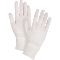 Gants d'inspection de poids moyen, Poly/coton, Poignet Poignet en tricot, Dames Consource
