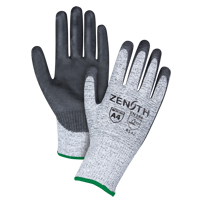 Gants &eacute;lastiques sans coutures r&eacute;sistants &agrave; la coupe, Taille Moyen/8, Calibre 13, Rev&ecirc;tement Polyur&eacute;thane, Enveloppe en PEHP, ANSI/ISEA 105 niveau 4/EN 388 niveau 5 Consource