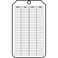 &eacute;tiquettes de s&eacute;curit&eacute; d'inspection et de contr&ocirc;le de l'&eacute;tat de l'&eacute;quipement, Papier cartonn&eacute;, 3-1/8" la x 5-7/8" h, Français Consource