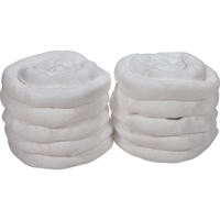 Sorbent Sock, Oil Only, 45 gal. Absorbancy, 3" W x 10' L, Pack of 10 Consource