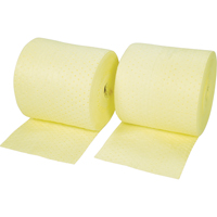 Rouleaux absorbants li&eacute;s de premi&egrave;re qualit&eacute;, Lourd, 150' lo x 15" la, Absorption 25 gal. Consource