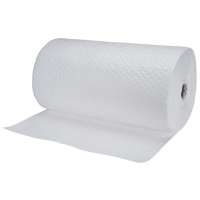 Industrial-Grade Fine Fibre Sorbent Rolls, Heavyweight, 150' L x 30" W, 70 gal. Absorbancy Consource