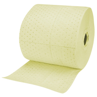 Industrial-Grade Fine Fibre Sorbent Rolls, Heavyweight, 150' L x 15" W, 35 Gal. Absorbancy Consource