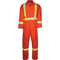 Westex UltraSoft&reg; Unlined Coveralls, Large, Orange Consource