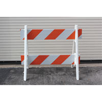 Barricades, A-Frame, 28.6" L x 40" H, Orange/White Consource
