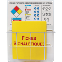 Haz-Mat Basket Style Centre Boards, French, Binders Included Consource