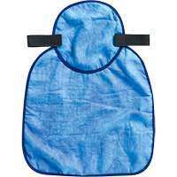 Tampon et voile pour le cou refroidissants pour casque de s&eacute;curit&eacute; Chill-Its 6717CT, Bleu Consource