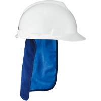 Tampon et voile pour le cou refroidissants pour casque de s&eacute;curit&eacute; Chill-Its 6717CT, Bleu Consource