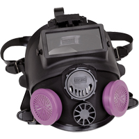 Respirateur &agrave; masque complet de la s&eacute;rie 7600 avec &eacute;quipement d'appoint pour le soudage, Silicone, Petit Consource