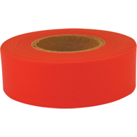 Ruban de signalisation Sub-Zero, 1,2" la x 150' lo, Rouge fluorescent Consource