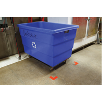 Floor Corner Marks, L, 5" L x 2" W, Red, Polyester Consource