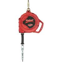 Cordage de s&eacute;curit&eacute; autor&eacute;tractable Rebel, 50', Acier inoxydable, Pivotant Consource
