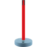 Outdoor TensaBarrier&reg; - Receiver Posts, 37" High, Red Consource