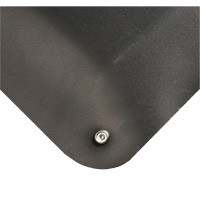 Tapis conducteur d'&eacute;lectricit&eacute; no 786, 2' la x 3' lo x 15/16" &eacute;p, PVC, Lisse, Noir Consource