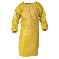 KleenGuard Chemical Spray Protective Smock, Polypropylene, Yellow, 34" W x 52" L Consource