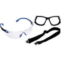 Solus Safety Glasses with Scotchgard Lens Kit, Clear Lens, Anti-Fog, Meets/Exceeds CSA Z94.3 Consource