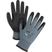 Gants enduits de premi&egrave;re qualit&eacute; ZX-30°, 11/2T-Grand, R&ecirc;vetement PVC, Calibre 15, Enveloppe en Nylon Consource