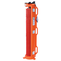 Wheeled Barrier, 50' L, Plastic, Orange Consource