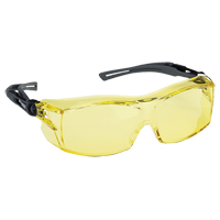 Dynamic OTG Extra Series Safety Glasses, Amber Lens, Anti-Fog/Anti-Scratch, ANSI Z87+/Meets/Exceeds CSA Z94.3 Consource