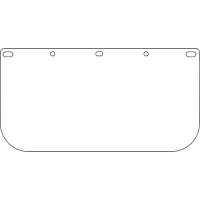 Dynamic Faceshield Visor Window, PETG, Clear Tint Consource