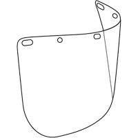 Visi&egrave;re d&eacute;coup&eacute;e &agrave; l'emporte-pi&egrave;ce Dynamic, Polycarbonate, Teinte Transparent Consource