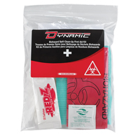 Trousse de premiers soins pour nettoyage de biorisques Dynamic, Dispositif m&eacute;dical Classe 1, Sac en plastique refermable Consource