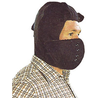 Hard Hat Winter Liner with Removable Face , Cotton/Kasha Lining, One Size, Black Consource