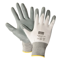 NorthFlex Nitri Task Gloves, X-Large, Nitrile Coating, 13 Gauge, Nylon Shell Consource