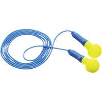 E-A-R Push-Ins Earplugs, Corded, Pair - Polybag, 28/23 dB NRR, One-Size Consource