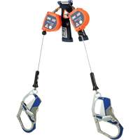 Nano-Lok Edge Self-Retracting Lifeline, 7', Stainless Steel, Swivel Consource