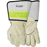 Gants de soudage pour monteur de ligne pour disjoncteur, Cuir fleur de vache, Taille Moyen Consource