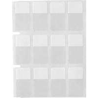Core Series Self-Laminating Wire & Cable Labels, Vinyl, 0.5" L x 0.75" H, Clear Consource