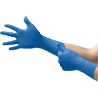 Microflex&reg; SafeGrip SG-375 Medical Exam Gloves, Small, Latex, 11-mil, Powder-Free, Blue, Class 2 Consource